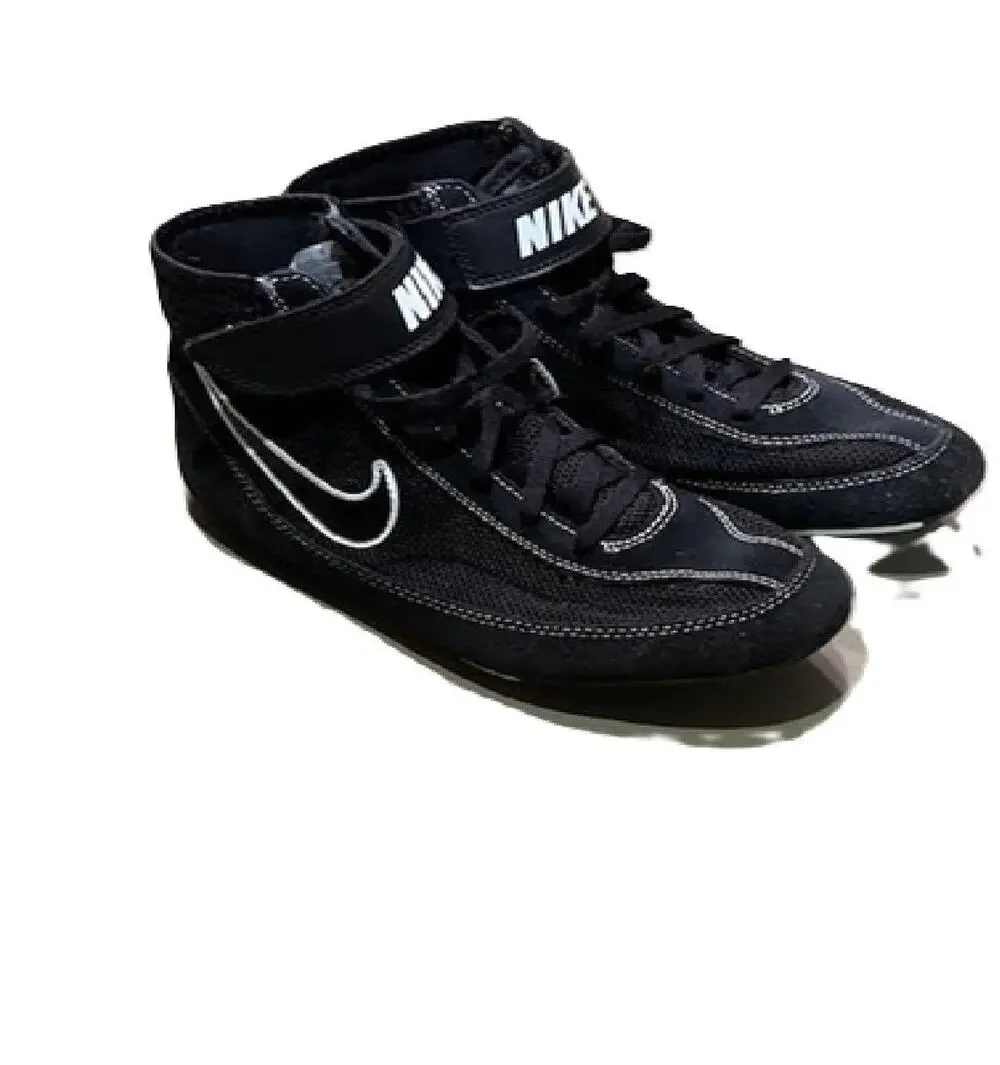 Nike Speedsweep VII Wrestling Shoe US 5Y Black/White (Grade School) BM1